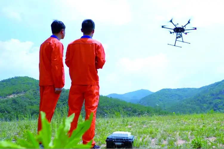 鲁甸无人机倾斜摄影巡检拍摄